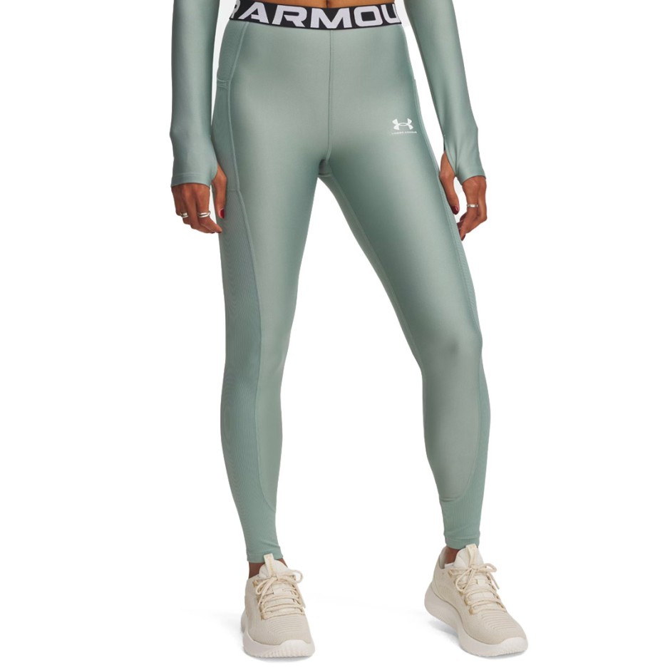 UNDER ARMOUR HEATGEAR RIB LEGGING 1388693-348 Κhaki