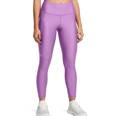 Under Armour HeatGear No-Slip Waistband Μωβ - Γυναικείο Κολάν Προπόνησης 