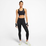 NIKE MED NON PAD BRA BV3630-010 Black Image 3