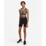 NIKE FE/NOM FLYKNIT WOMEN'S HIGH-SUPPORT NON-PADDED SPORTS BRA AJ4047-014 White-Black Image 3