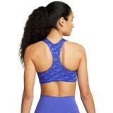 NIKE W NK DF SWSH IC AOP GX BRA DQ5121-430 Purple Image 0