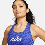NIKE W NK DF SWSH IC AOP GX BRA DQ5121-430 Purple Image 1
