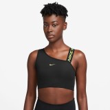 Nike Swoosh Μαύρο - Γυναικείο Μπουστάκι 
