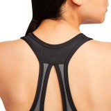 Nike Swoosh High Support Μαύρο - Γυναικείο Αθλητικό Μπουστάκι Εικόνα 3