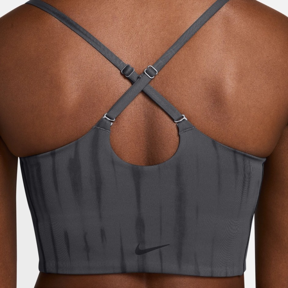 Γυναικείο Μπουστάκι Γκρι - Nike One Convertible