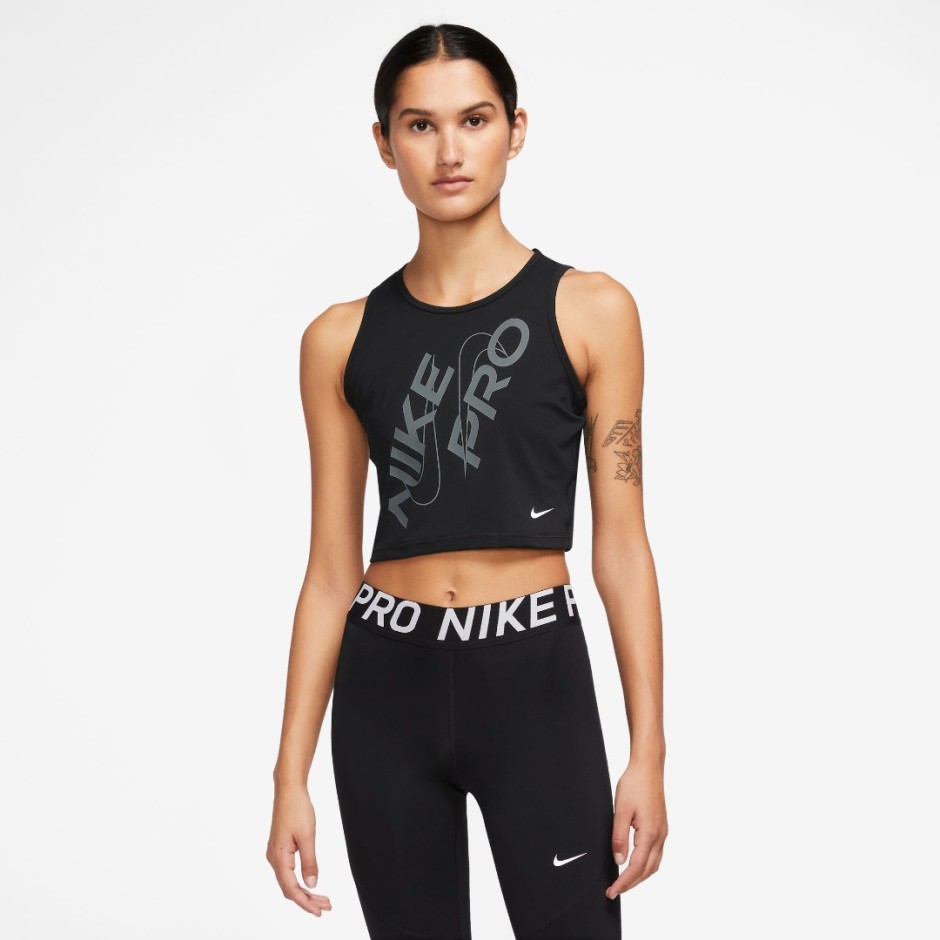 NIKE W NP DF CROP TANK GRX FB5261-010 Black