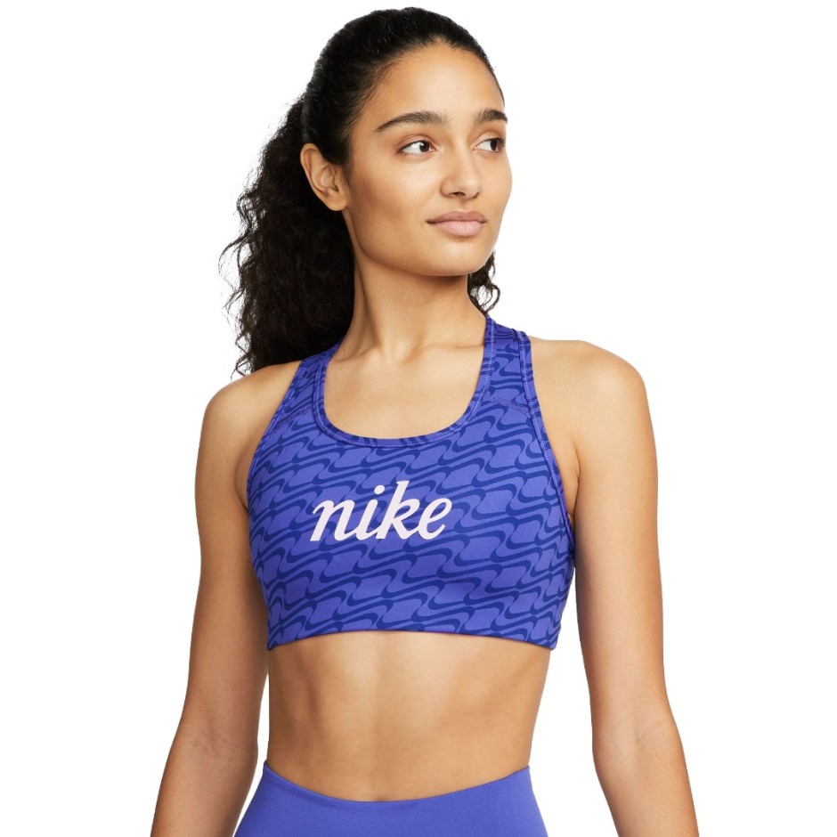 NIKE W NK DF SWSH IC AOP GX BRA DQ5121-430 Purple