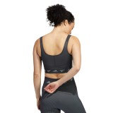 adidas Performance AEROKNIT LIGHT-SUPPORT BRA HE2614 Coal Image 0