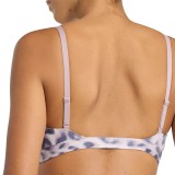 Women's Training Bra Purple - adidas Performance Optime Essentials Workout Leopard Image 2
