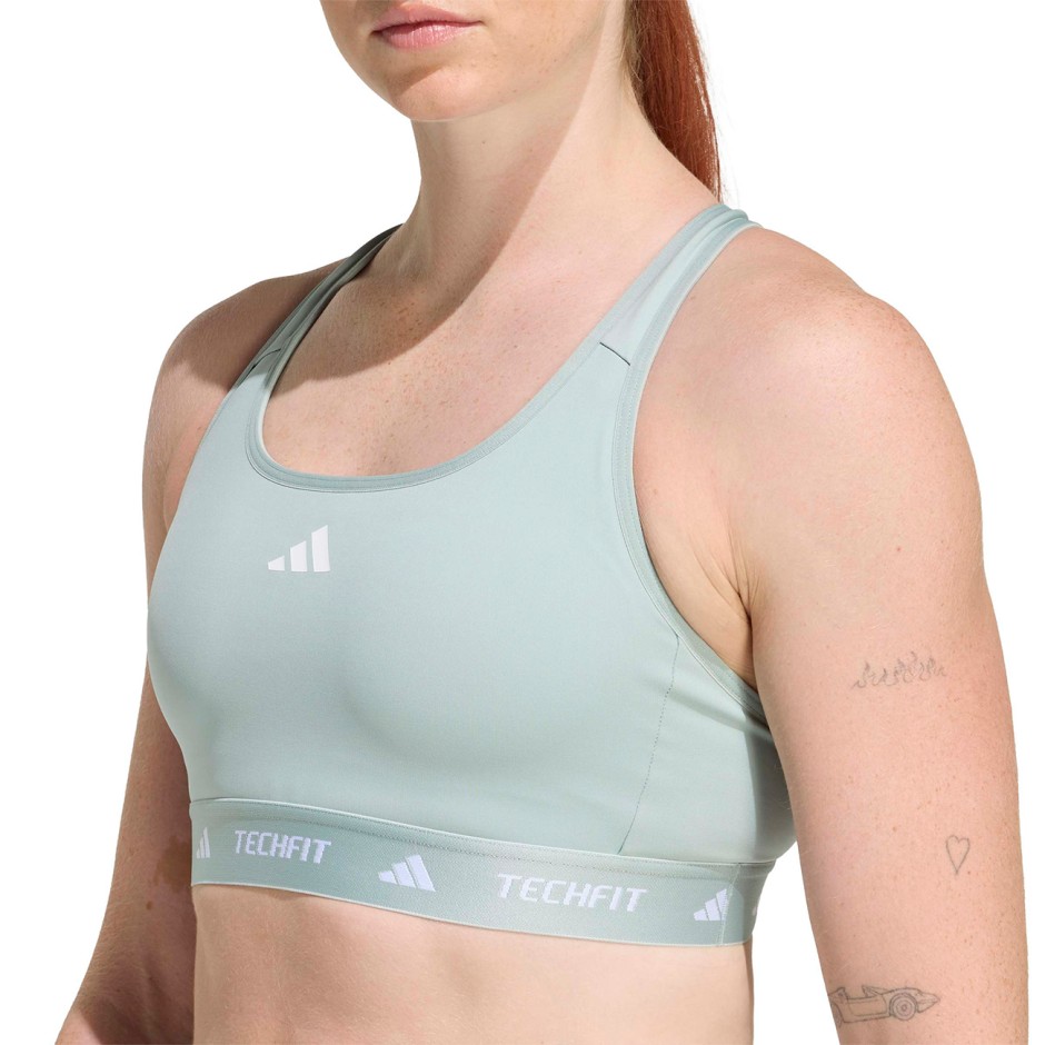 Γυναικείο Μπουστάκι Προπόνησης Βεραμάν - adidas Performance TECHFIT Medium-Support