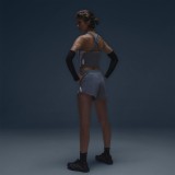 Women's Running Crop Top Grey - adidas Performance Adizero Archive Image 10