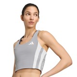 Women's Running Crop Top Grey - adidas Performance Adizero Archive Image 1