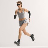 Women's Running Crop Top Grey - adidas Performance Adizero Archive Image 5