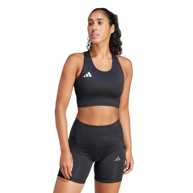 Γυναικείο Crop Top για Τρέξιμο Μαύρο - adidas Performance Adizero Essentials