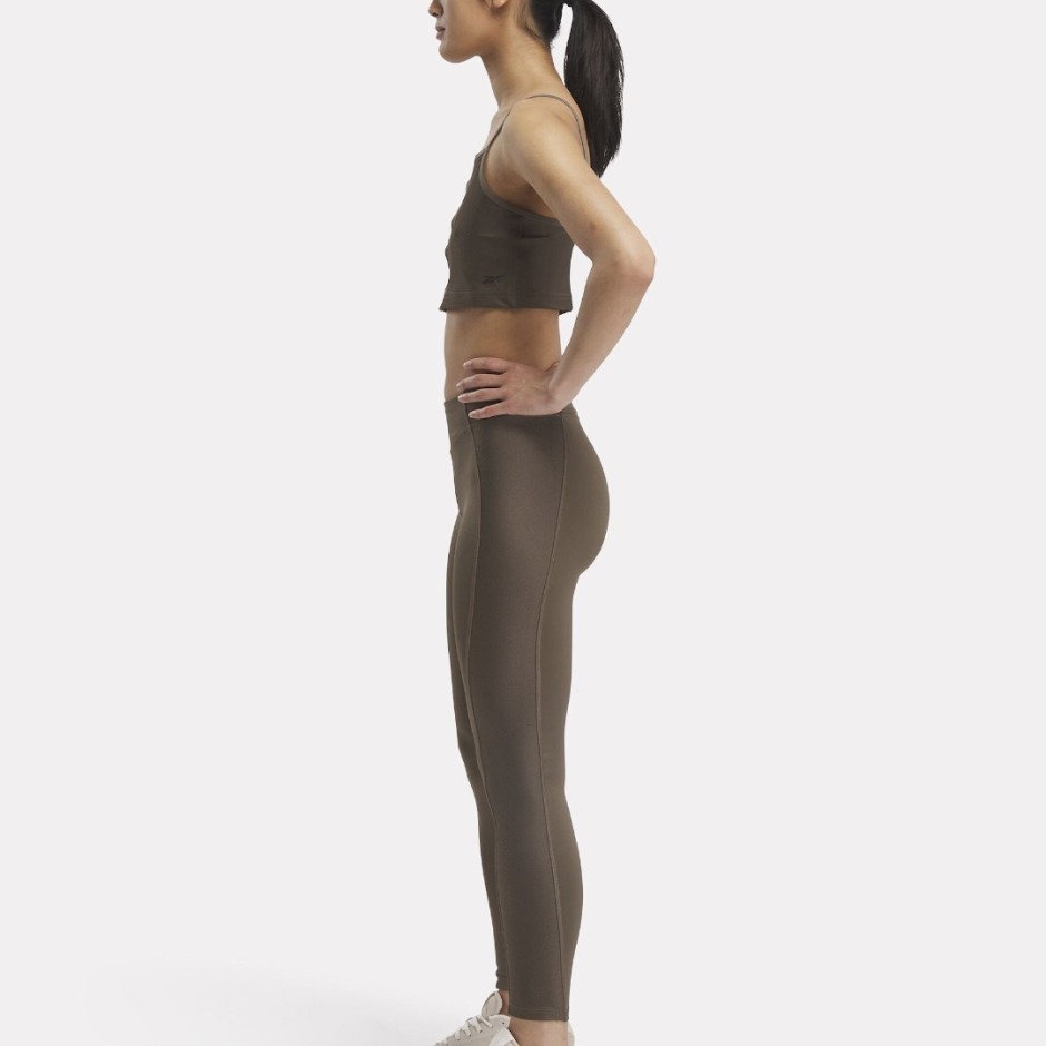 Reebok Sport YOGA RIB CROP 100037450 OLIVE