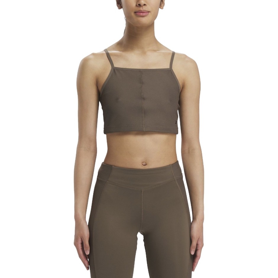 Reebok Sport YOGA RIB CROP 100037450 OLIVE