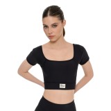 Women's Bra Black - Bodytalk 'SOFTNESS GYM' Image 