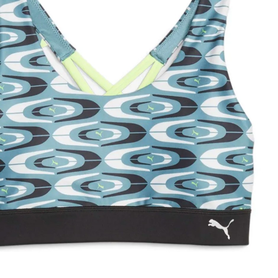 PUMA RETRO GLAM STRAPPY BRA 523892-48 Σιελ
