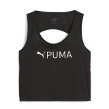 Γυναικεία Αμάνικη Μπλούζα Προπόνησης Μαύρη - Puma Fit Skimmer Tank