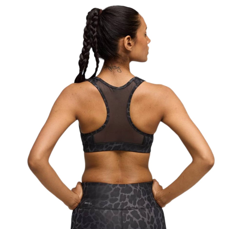 PUMA 4KEEPS BRA - PADDED - SPOTTED HAZE 528511-01 Black