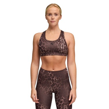 PUMA 4KEEPS BRA - PADDED - SPOTTED HAZE 528511-13 Brown