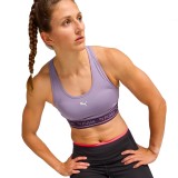 Γυναικείο Μπουστάκι Προπόνησης Μωβ - Puma 4Keeps Elastic Εικόνα 