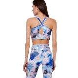 Women's Sports Bra Colorful - Body Action Image 0