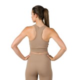 GSA R3 SEAMLESS RIBBED SPORTS BRALETTE TOP 1721106002 Beige Image 0