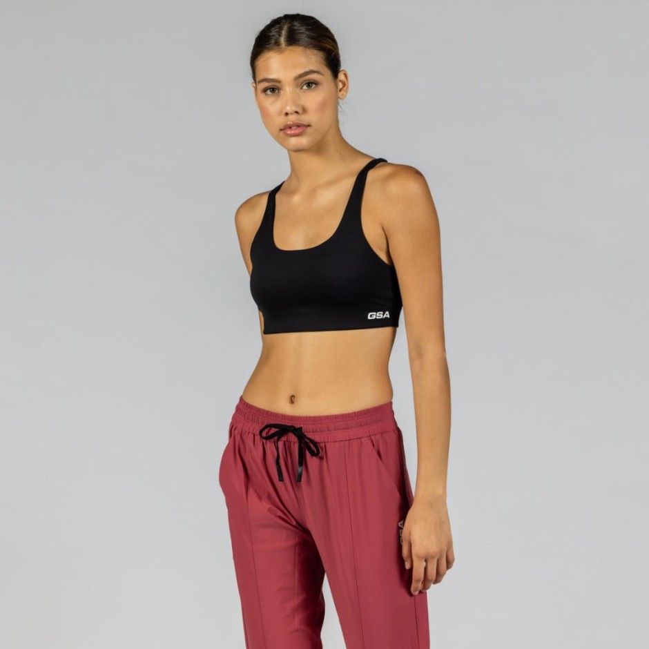 GSA 1722008 WMN  HYDRO BRA-JET BLACK Μαυρο