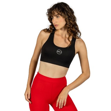 GSA RACERBACK PERFORMANCE SPORTS BRA Μαύρο