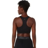 Γυναικείο Μπουστάκι Προπόνησης Μαύρο - ASICS LOGO PADDED Εικόνα 0