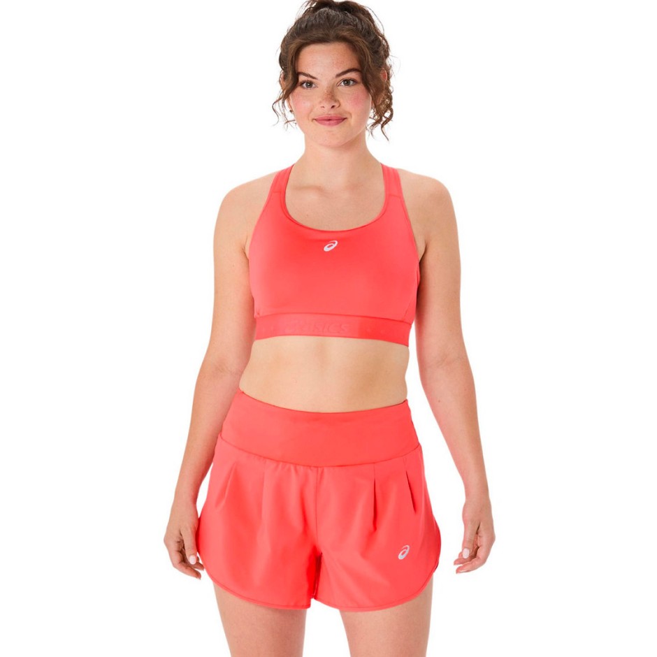 ASICS ROAD COMPRESSION BRA 2012C995-701 Coral
