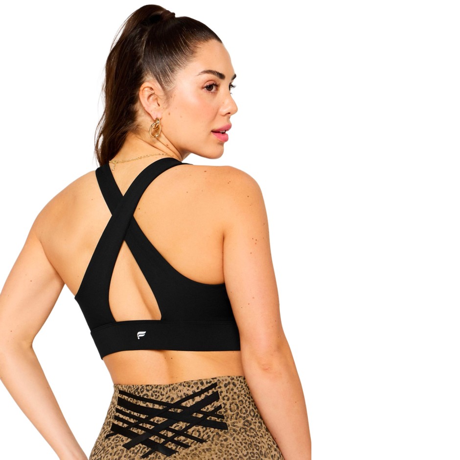 FABLETICS PRINCIPAL LOW IMPACT BRA FT4058-BA2044049-0001-BLACK Μαύρο