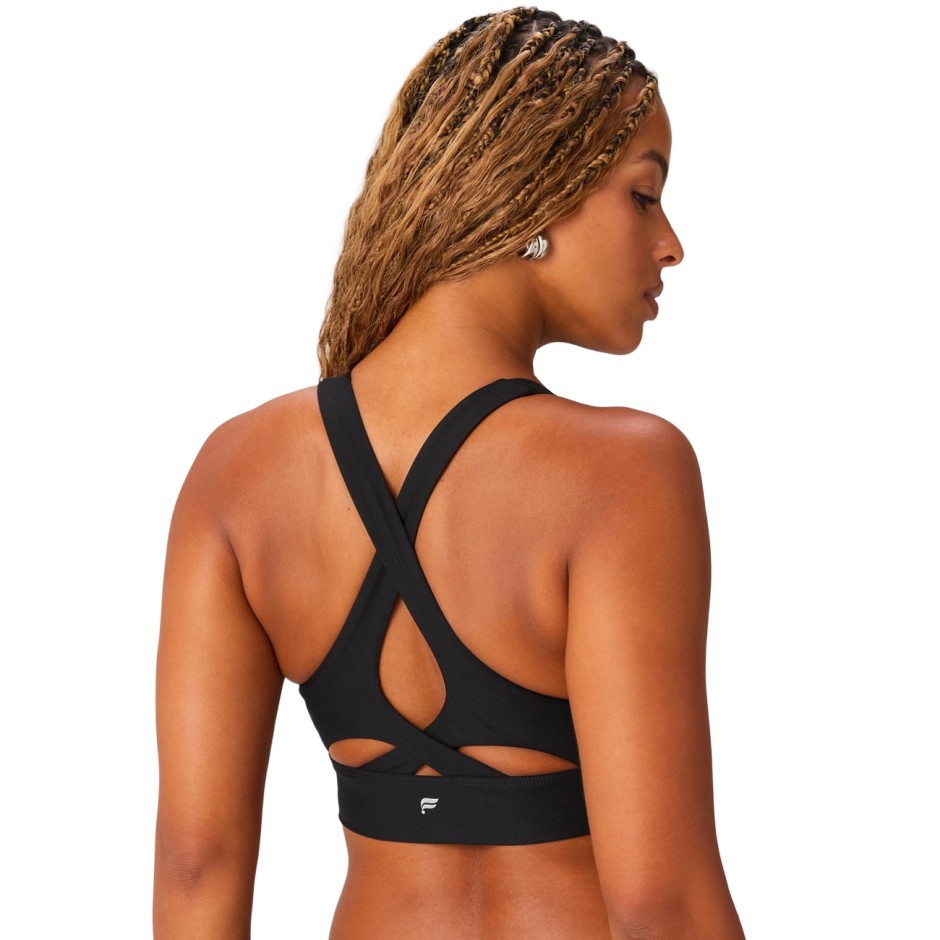 FABLETICS NO-BOUNCE HIGH IMPACT SPORTS BRA FT5054-BA2149174-13526-BLACK/C.WH. Black