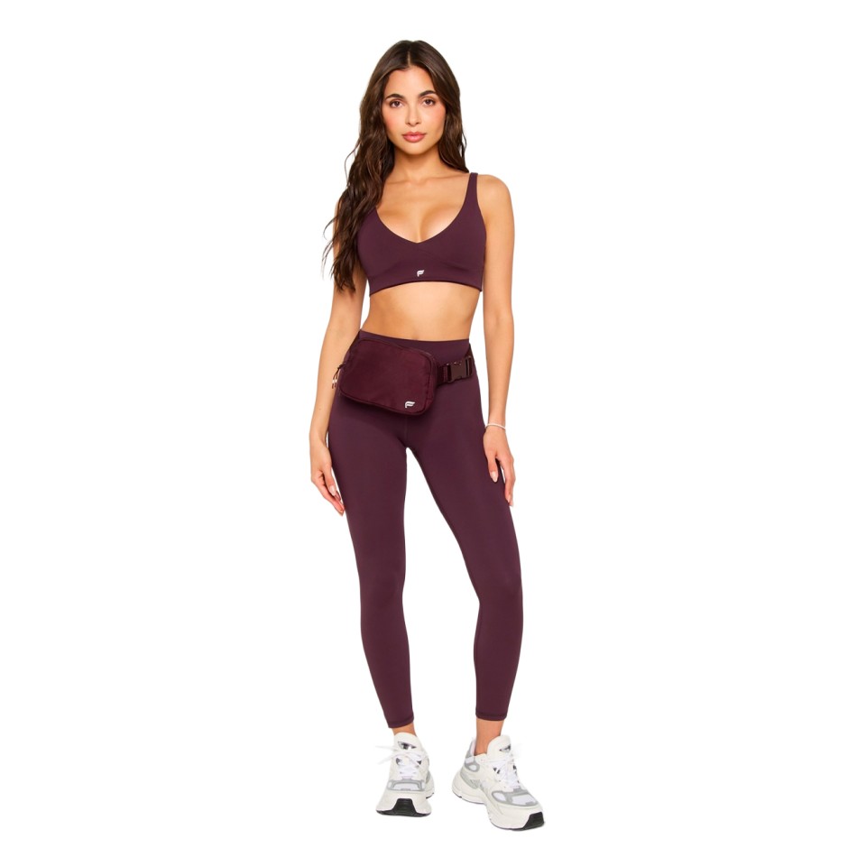 FABLETICS PURELUXE LONGLINE LOW IMPACT BRA FT6044-BA2500631-6942-OXBLOOD Βordeaux