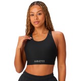 FABLETICS NO-BOUNCE HIGH IMPACT SPORTS BRA FT5054-BA2149174-13526-BLACK/C.WH. Black Image 