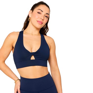 FABLETICS PRINCIPAL LOW IMPACT BRA FT4058-BA2044049-4846-DEEP NAVY Μπλε