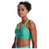 UNDER ARMOUR MID KEYHOLE BRA 1307196-369 Turquoise Image 