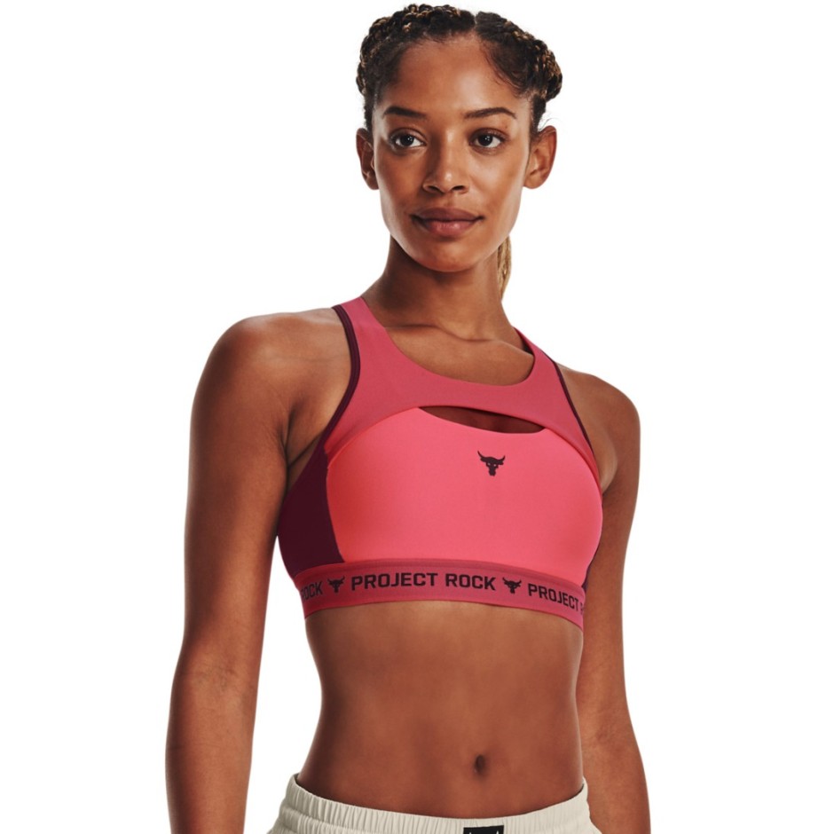 UNDER ARMOUR UA PROJECT ROCK CRSBCK NOV BRA  1373602-652 Red