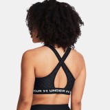 UNDER ARMOUR CROSSBACK MID PRINT 1361042-007 Black Image 2