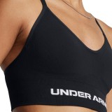UNDER ARMOUR VANISH SEAMLESS LOW BRA 1384417-001 Black Image 3