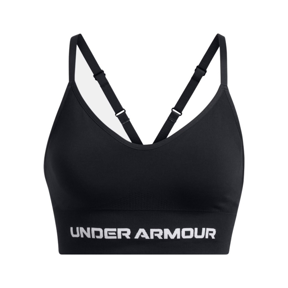Γυναικείο Μπουστάκι Προπόνησης Μαύρο - Under Armour Vanish Seamless Low