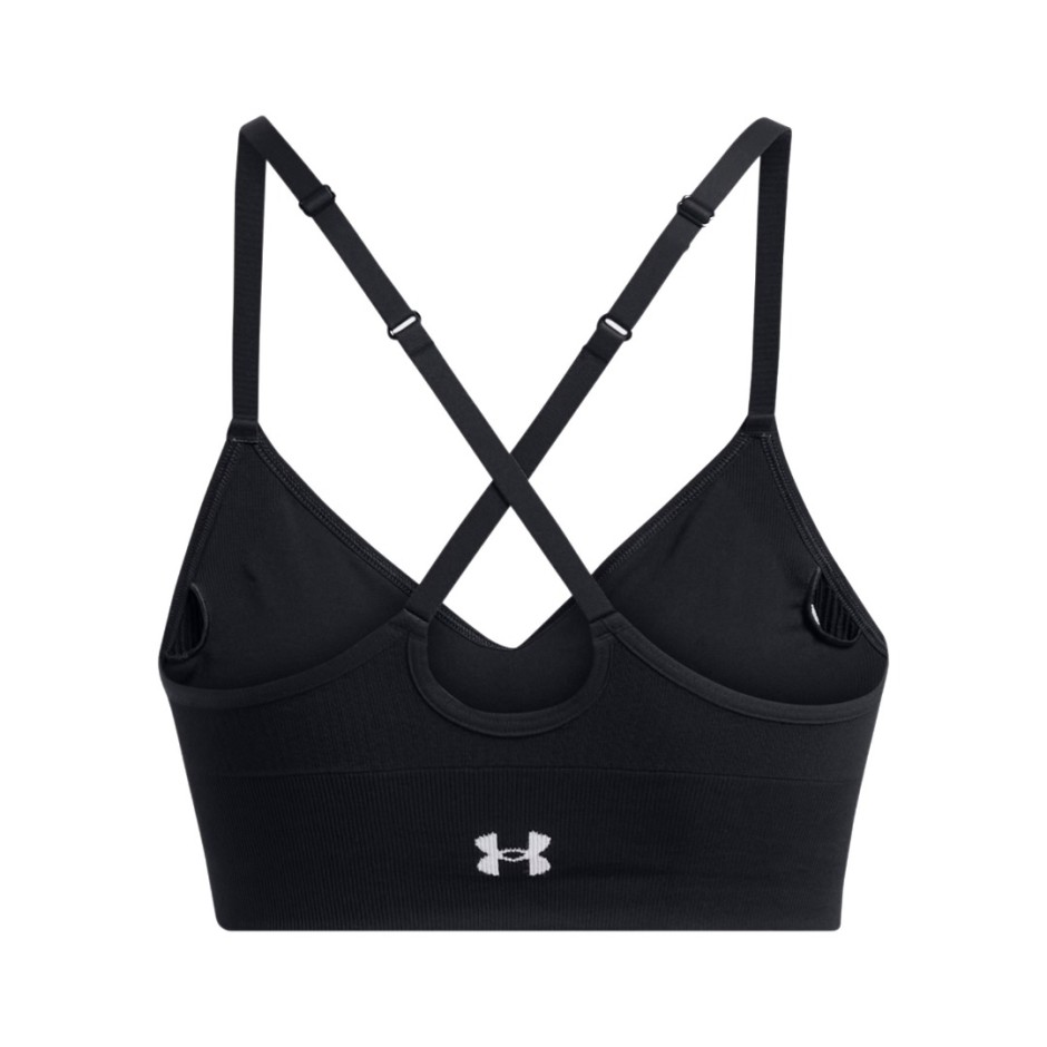 Γυναικείο Μπουστάκι Προπόνησης Μαύρο - Under Armour Vanish Seamless Low