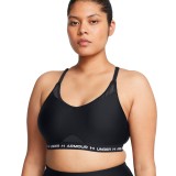 UNDER ARMOUR CROSSBACK LOW BRA 1386424-001 Black Image 3