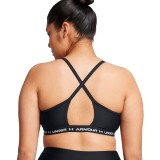 UNDER ARMOUR CROSSBACK LOW BRA 1386424-001 Black Image 4