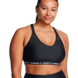 UNDER ARMOUR CROSSBACK LOW BRA 1386424-001 Black Image 5