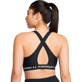 UNDER ARMOUR CROSSBACK MID BRA 1361034-006 Black Image 0