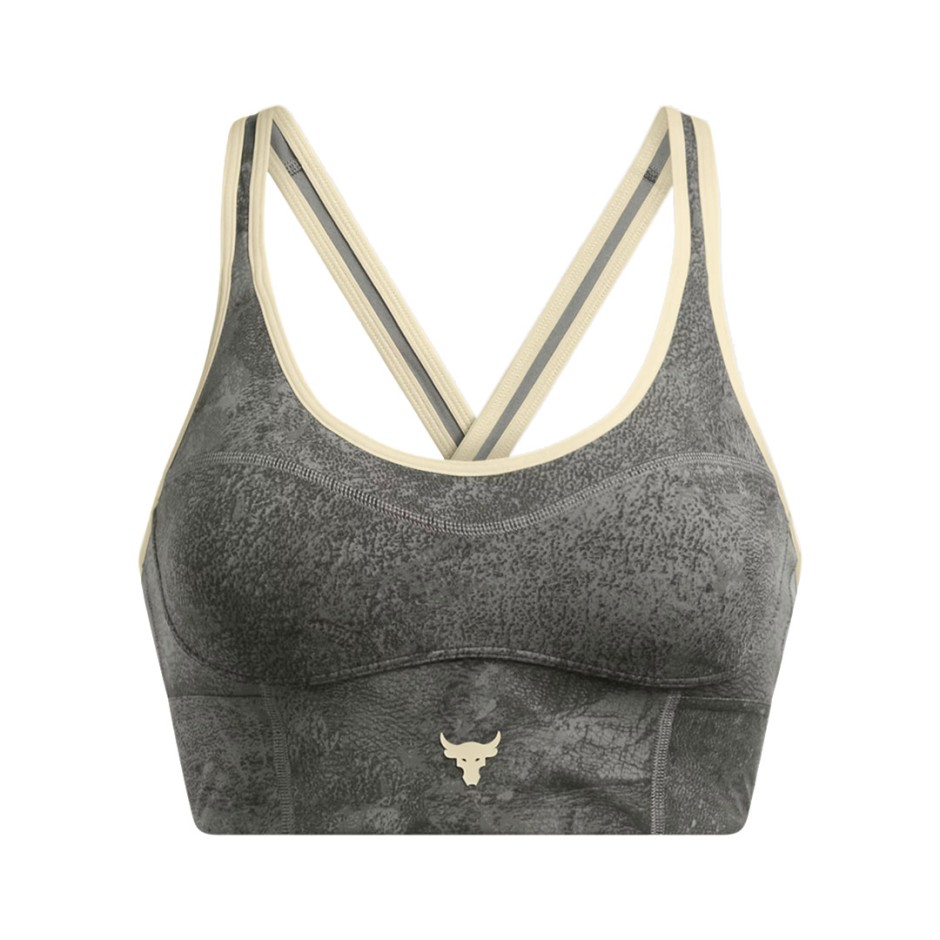 Γυναικείο Μπουστάκι Προπόνησης Γκρι - Under Armour Project Rock Infinity Let's Go
