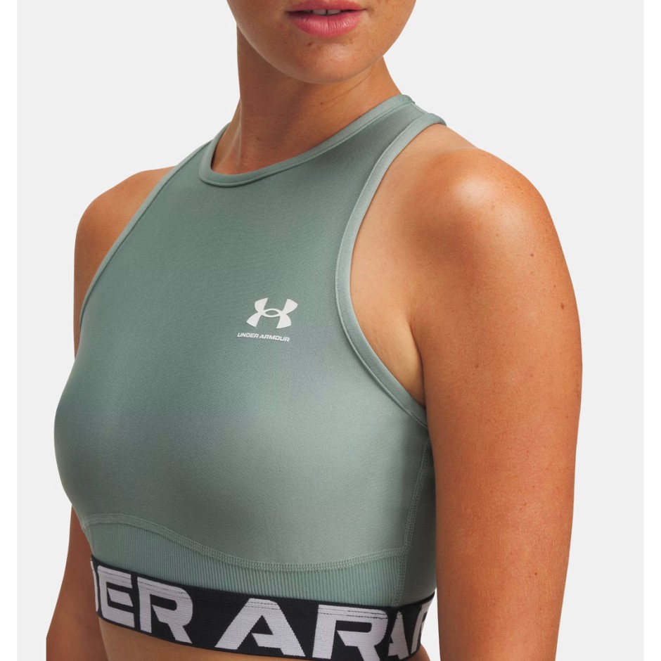 UNDER ARMOUR HEATGEAR RIB TANK 1388694-348 Κhaki