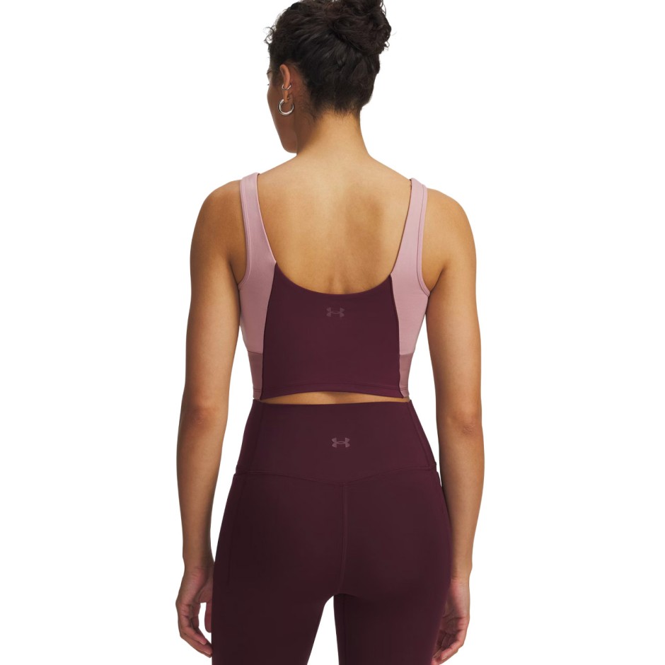 Γυναικείο Μπουστάκι Προπόνησης Ροζ - Under Armour Meridian Colorblock